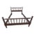 1920s Victorian Era Walnut Jenny Lind Style Bed Frame For Sale