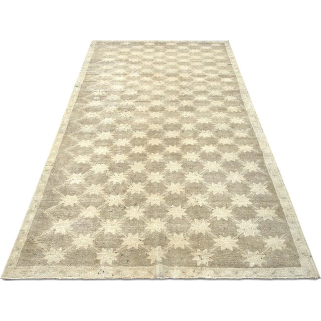 1960s 1960s Turkish Oushak Rug For Sale - Image 5 of 7