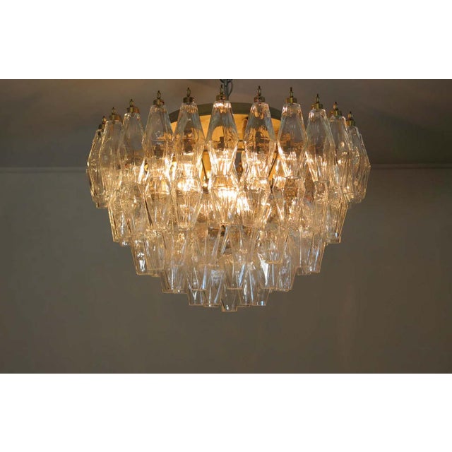 Murano Poliedri Ceiling Light by Carlo Scarpa, 1990 For Sale - Image 11 of 13