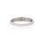 8 Flush Set Scattered Diamond Celestial Band Ring Size 5.5 in 14k White Gold For Sale - Image 9 of 17