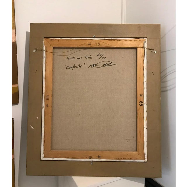 Gilbert Pauli, Complicity, 1998, Canvas Painting For Sale - Image 6 of 7