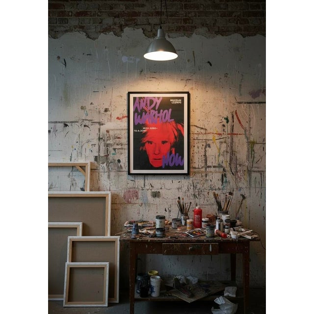 Andy Warhol (1928–1987), Self Portrait (Detail), 1986, Museum Ludwig Cologne 2020, Original Exhibition Poster Original...