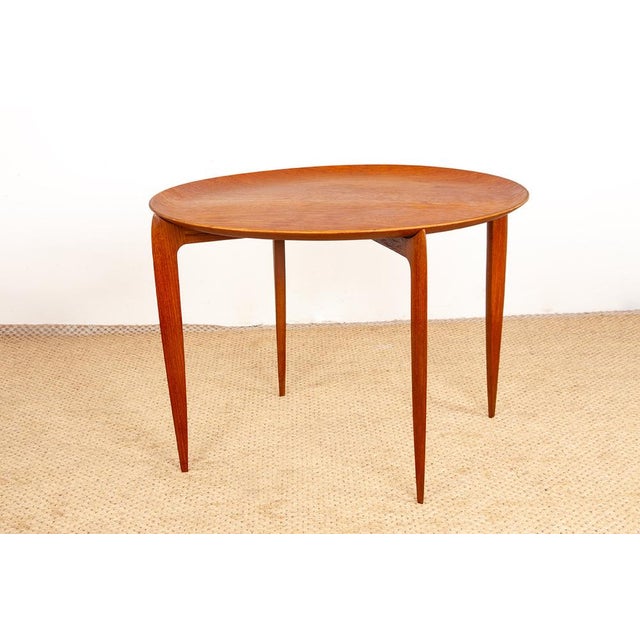 Wood Vintage Danish Coffee Table in Teak by Engholm and Willumsen for Fritz Hansen, 1960s. For Sale - Image 7 of 14