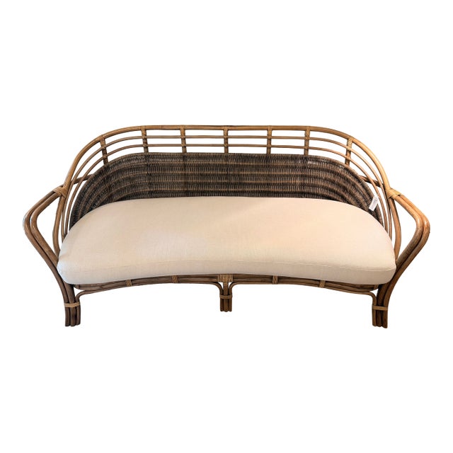 Arteriors Home Rattan Sofa For Sale