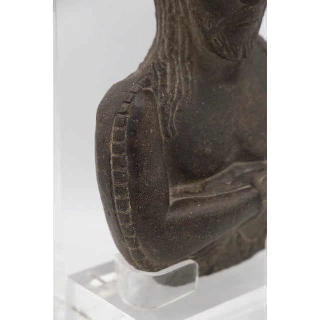 Stone Carved Ecce Homo Sculpture in Stone, 1600s For Sale - Image 7 of 11