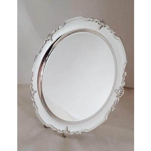 Elizabeth II Sterling Silver Salver by James Dixon & Sons, Sheffield, 1998 For Sale - Image 16 of 18