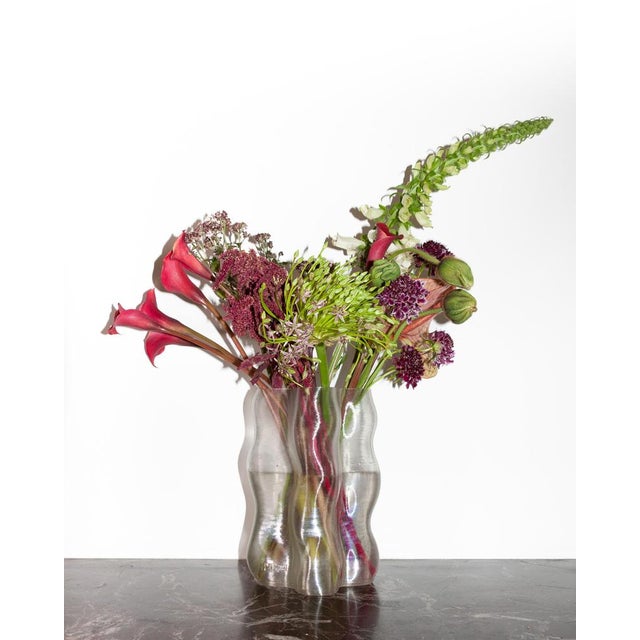 Not Yet Made - Made To Order Medium Amber Magma Vase by Mana For Sale - Image 5 of 15