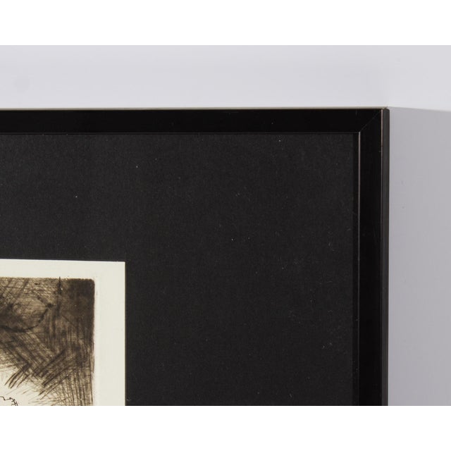 Abstract 1968 “Boudoir” Etching by Jack Levine For Sale - Image 3 of 8