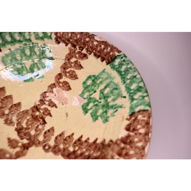 Vintage Handmade Clay Bowl or Plate, 1930s For Sale - Image 12 of 16