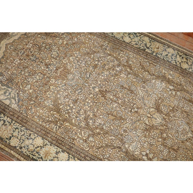 Antique Persian Isfahan Mihrab Prayer Carpet - 4'6" x 7'6" For Sale - Image 12 of 12