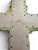 One-of-a-Kind Sculptural Wall Cross in Gilded Metallic Leather For Sale - Image 4 of 5