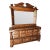 Nomelle 1875 Victorian Revival 9-Drawer Dresser With 2-Drawer Vanity Top For Sale