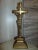 Art Nouveau Brass Standing Cross, 1890s For Sale - Image 10 of 11