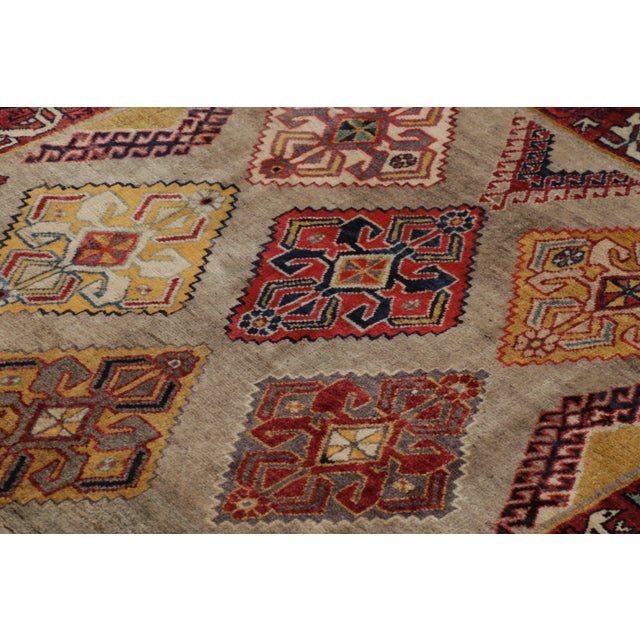 Vintage Gabbeh Wool Rug With Medallions by Rug & Kilim, Afghanistan, 1950-1959 For Sale In New York - Image 6 of 12