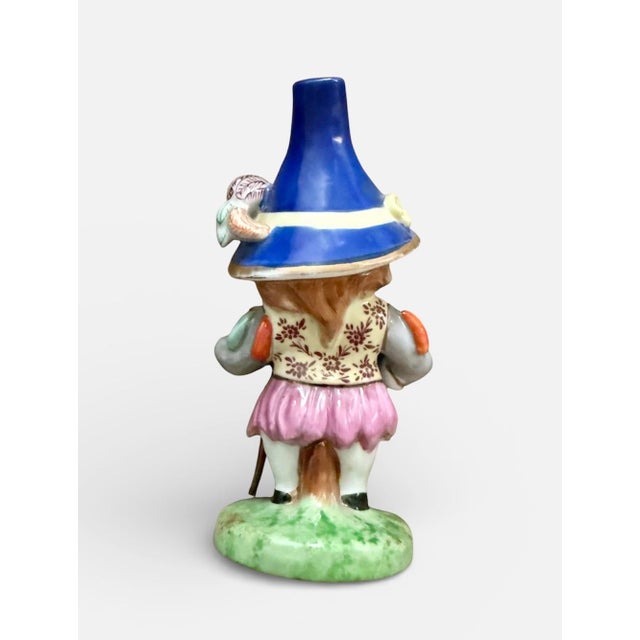 Antique Derby Porcelain Mansion House Dwarf Figurine U-22A excellent condition! Perfect condition! 6.5” tall approx...