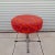 Postmodern 1970s Postmodern Stool Upholstered and Chrome Metal For Sale - Image 3 of 9
