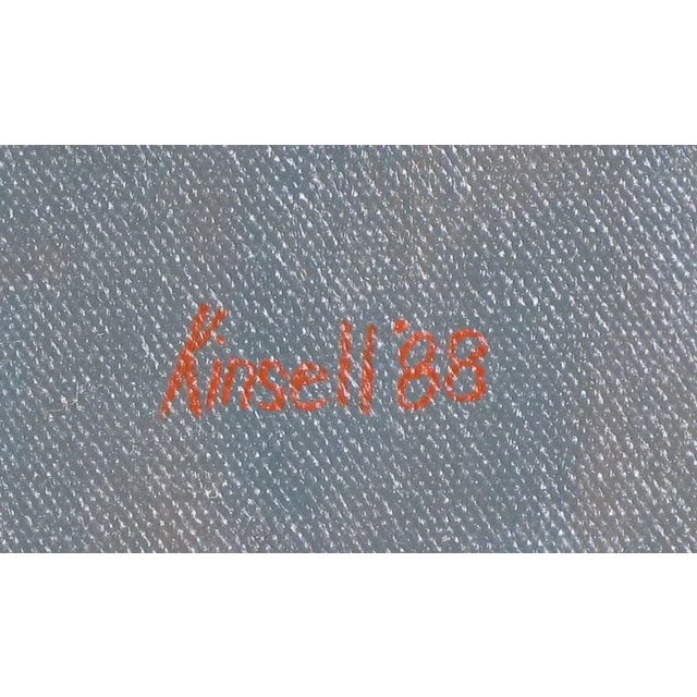 Robert Kinsell 33"x 39" Oil Painting of Reclining Nude Woman For Sale In Chicago - Image 6 of 8