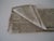 Traditional Large Star Silk Wool Beige Throw For Sale - Image 3 of 5