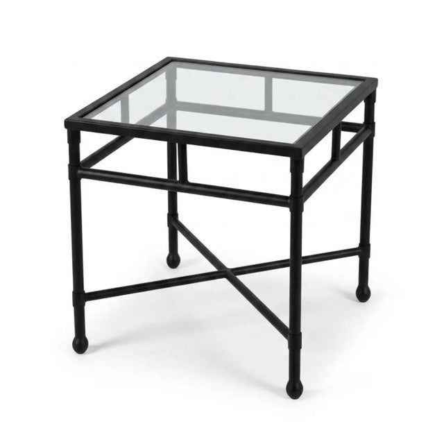 Elevate your outdoor living space, sunroom, or garden terrace with this striking three-piece vintage patio set....