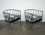 Late 20th Century Pair of Chrome Barrel Lounge Chairs For Sale - Image 4 of 14