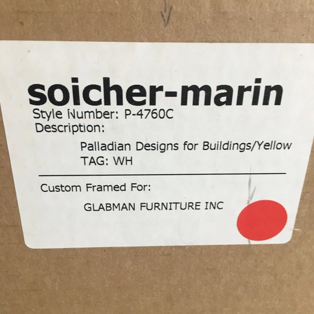 Framed Palladian Architectural Prints - Set of 3 For Sale - Image 10 of 10