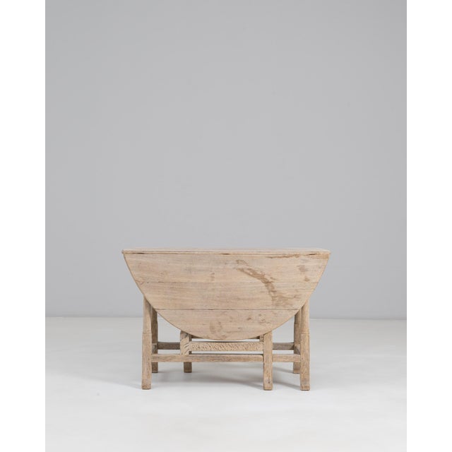 1900s French Oak Drop Leaf Table For Sale - Image 16 of 18