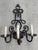Large Wrought Iron Vintage Lighted Wall Sconces, 1950’s, a Pair For Sale - Image 12 of 12