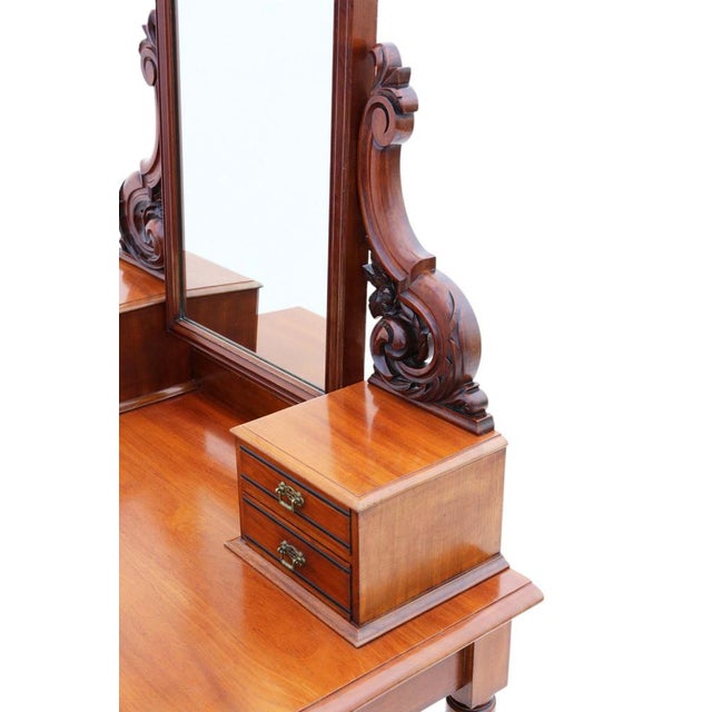 Brown Victorian Walnut Duchess Dressing Table, 19th Century For Sale - Image 8 of 11