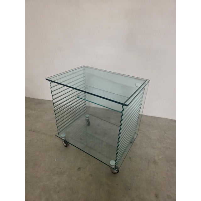 Serving Bar Cart by Ron Arad for Fiam, 1980s For Sale - Image 12 of 17