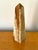 Late 20th Century Neoclassical Solid Onyx Marble Green and Brown Obelisk For Sale - Image 4 of 8
