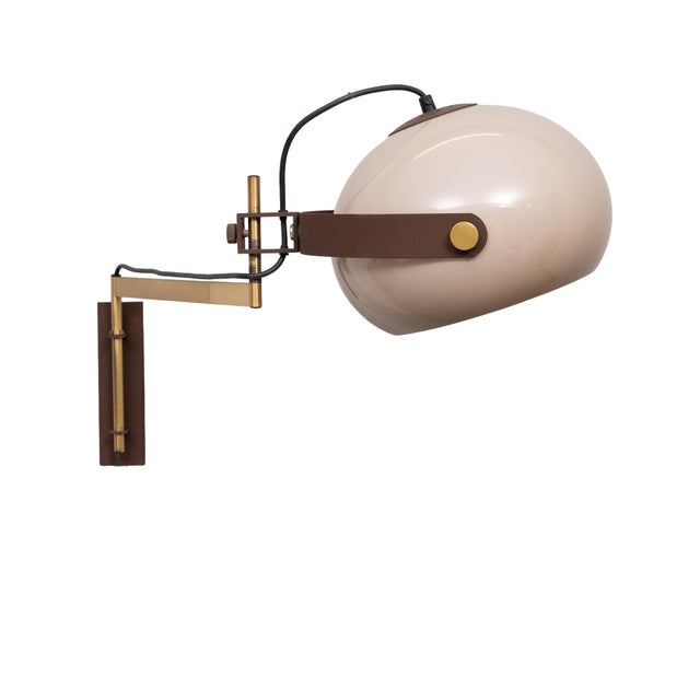 Spring Arm Wall Lamp from Dijkstra Lampen, Holland, 1970s For Sale - Image 13 of 13