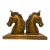 Vintage Bronze Tone Horse Head Bookends- a Pair For Sale