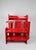 Vintage Jeep Modular Red Plastic Shelving Unit by De Pas, Durbino & Lomazzi for Bonacina, Italy, 1970s, Set of 6 For Sale - Image 4 of 14