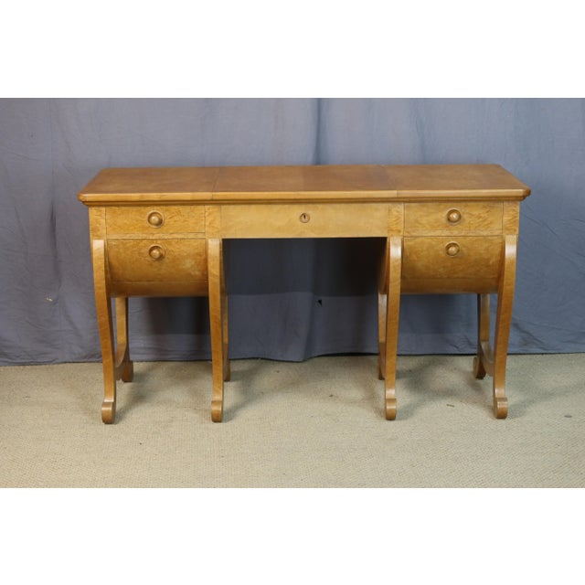 20th Century Dressing Table in Amboyna Burl For Sale - Image 16 of 16