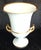 Large Amphora Vase in White Porcelain with Gold Rim and Double Handle from Fürstenberg, 1970s For Sale - Image 3 of 7