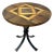 Late 20th Century Western Heritage Ghostwood and Wrought Iron Saloon Side Table For Sale