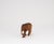 A charming example of 1960s sculptural craftsmanship, this compact elephant figure captivates with its flowing lines and...