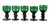 Collection of 61 Green Glasses For Sale - Image 9 of 11