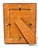 1970s Southwestern Tooled Leather Picture Frame With Croc Embossed Accents For Sale - Image 9 of 10