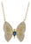 Hope Butterfly Gold & Diamond Necklace For Sale