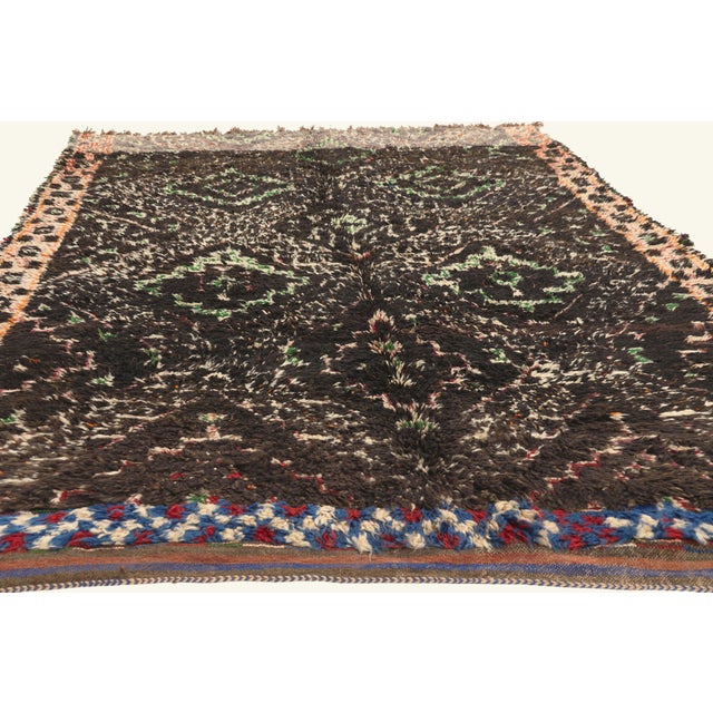 Mid-Century Modern Vintage Beni MGuild Moroccan Rug, 05'11 X 09'05 For Sale - Image 3 of 10