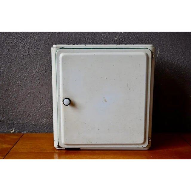 Metal Medicine Cabinet, France, 1940s For Sale - Image 9 of 10