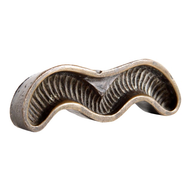 Antique Bronze Mustache Chocolate / Candy Mold For Sale