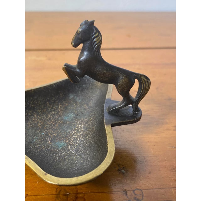 Art Deco 1950s Brass Blackened Richard Rohac Ashtray Vienna, Austria For Sale - Image 3 of 7