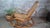Thonet-Style Rocking Chair in Bent Beechwood and Caning, 1960s For Sale - Image 3 of 12