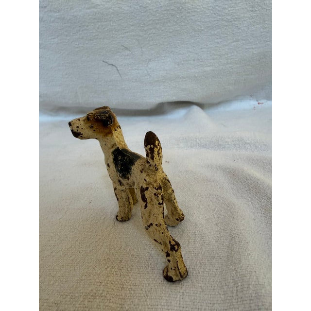 Hubley Manufacturing Company 1930s Cast Iron Hubley Jack Russell Terrier For Sale - Image 4 of 11