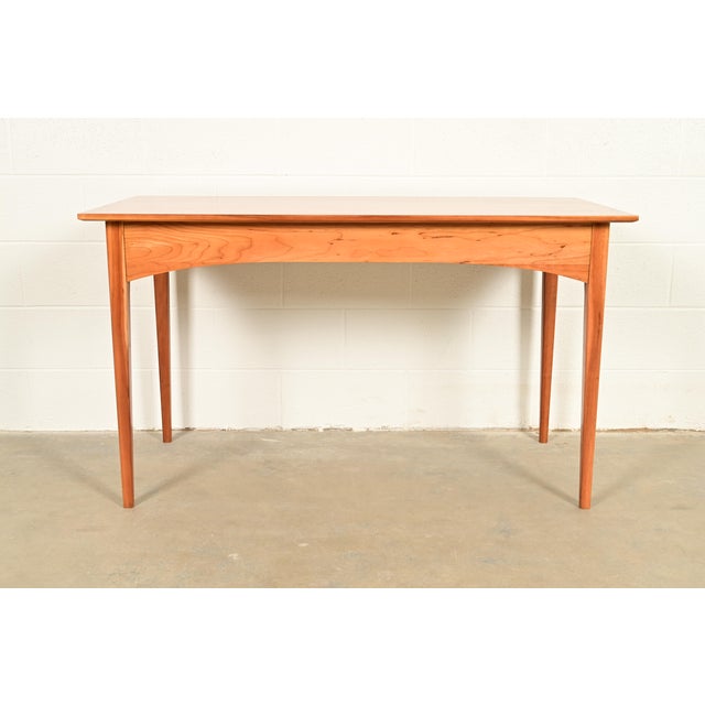 Harden Furniture Arts and Crafts Shaker Solid Cherry Wood Writing Desk For Sale - Image 14 of 16