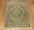 A 19th century small size tabriz rug with a classic medallion design on a brown field. Professionally cleaned and able to...