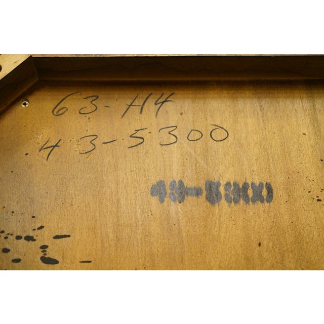 High End Italian Neoclassical 26" Octagonal Tiered Accent End Table W. Bookmatched Top 43-5300 For Sale - Image 9 of 10