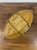 Wood 1950s Italian Riviera Sculptural Rattan Bowl With Solid Brass Trim For Sale - Image 7 of 10